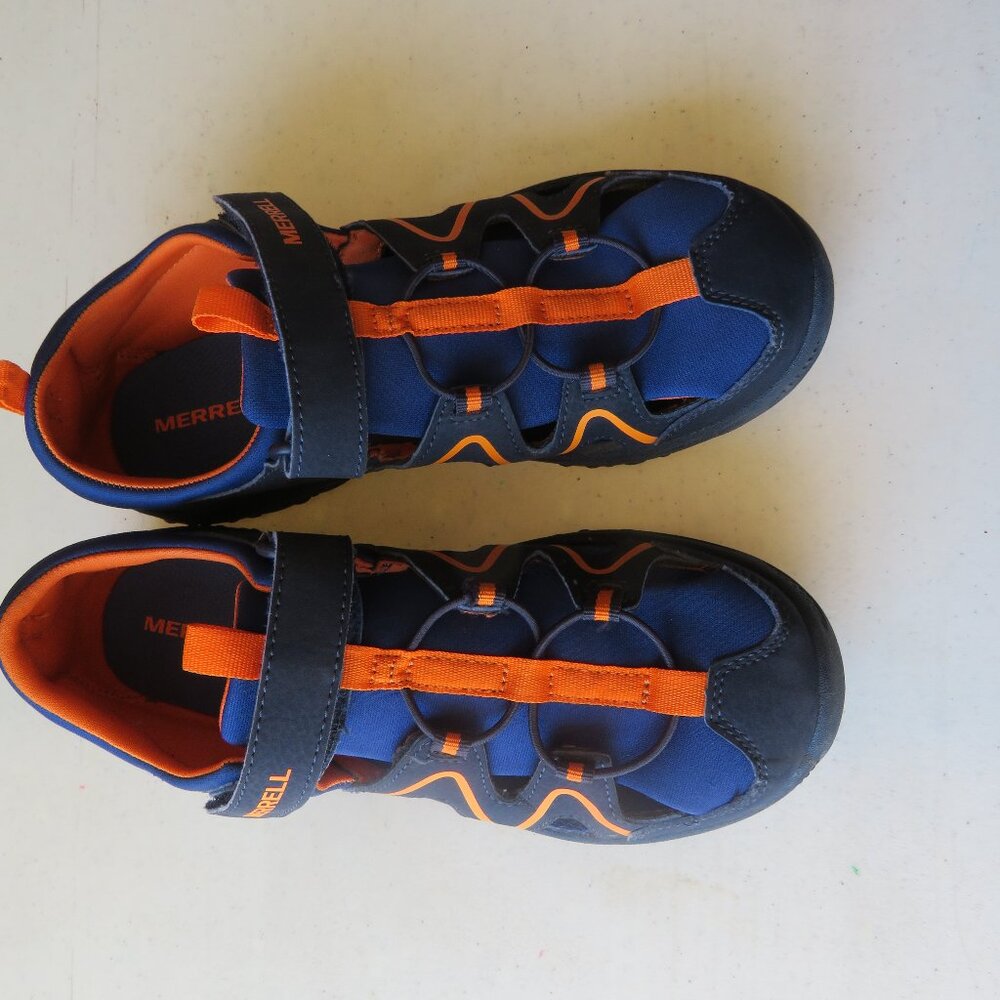 Merrell Blue Hiking Water Sandal Shoes Size 6